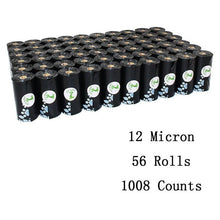 Load image into Gallery viewer, Dog Poop Bags Earth-Friendly 10/12 Micron 60/56 Rolls Large Cat Waste Bags Doggie Bag Green Black Orange Pink Color Garbage Bags
