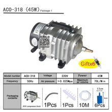 Load image into Gallery viewer, 220V Hailea External High Power AC E-magnetic Air Pump Fish Pond Oxygen Pump Compressor for pond Air Aerator Pump ACO-208 308
