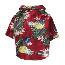 Load image into Gallery viewer, Dog Clothes Summer Beach Shirt Dog Cute Print Hawaii Beach Casual Pet Travel Shirt Pineapple Floral Short Sleeve Dog Cat Blouse
