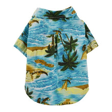 Load image into Gallery viewer, Dog Clothes Summer Beach Shirt Dog Cute Print Hawaii Beach Casual Pet Travel Shirt Pineapple Floral Short Sleeve Dog Cat Blouse
