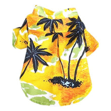 Load image into Gallery viewer, Dog Clothes Summer Beach Shirt Dog Cute Print Hawaii Beach Casual Pet Travel Shirt Pineapple Floral Short Sleeve Dog Cat Blouse
