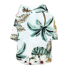 Load image into Gallery viewer, Dog Clothes Summer Beach Shirt Dog Cute Print Hawaii Beach Casual Pet Travel Shirt Pineapple Floral Short Sleeve Dog Cat Blouse
