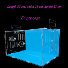 Load image into Gallery viewer, Blue Hamster House Large Size Acrylic Villa Double Guinea Pig Cage Small Pet for a Hamster Bservation Nest
