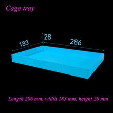 Load image into Gallery viewer, Blue Hamster House Large Size Acrylic Villa Double Guinea Pig Cage Small Pet for a Hamster Bservation Nest

